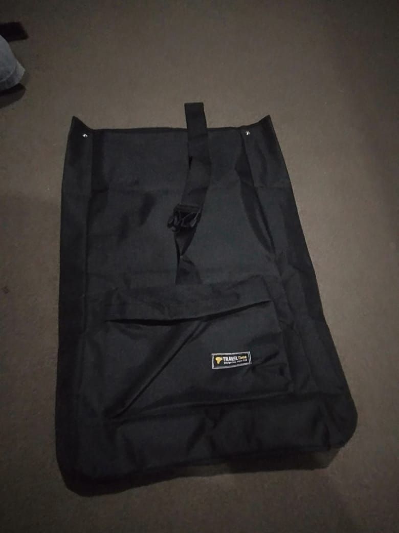 Tas Pria Raindoz Bandung Backpack Keren Hitam - Foto ulasan pembeli