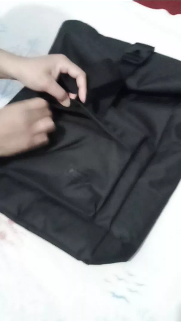 Tas Pria Raindoz Bandung Backpack Keren Hitam - Foto ulasan pembeli