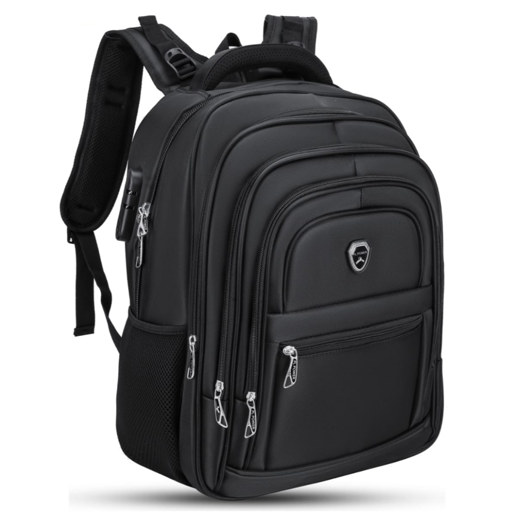Tas Pria Ransel Laptop PL Power 18 inc Expanding Tas Laptop USB Ransel Polo Import POWER OFFICIAL - foto 1 dari 10