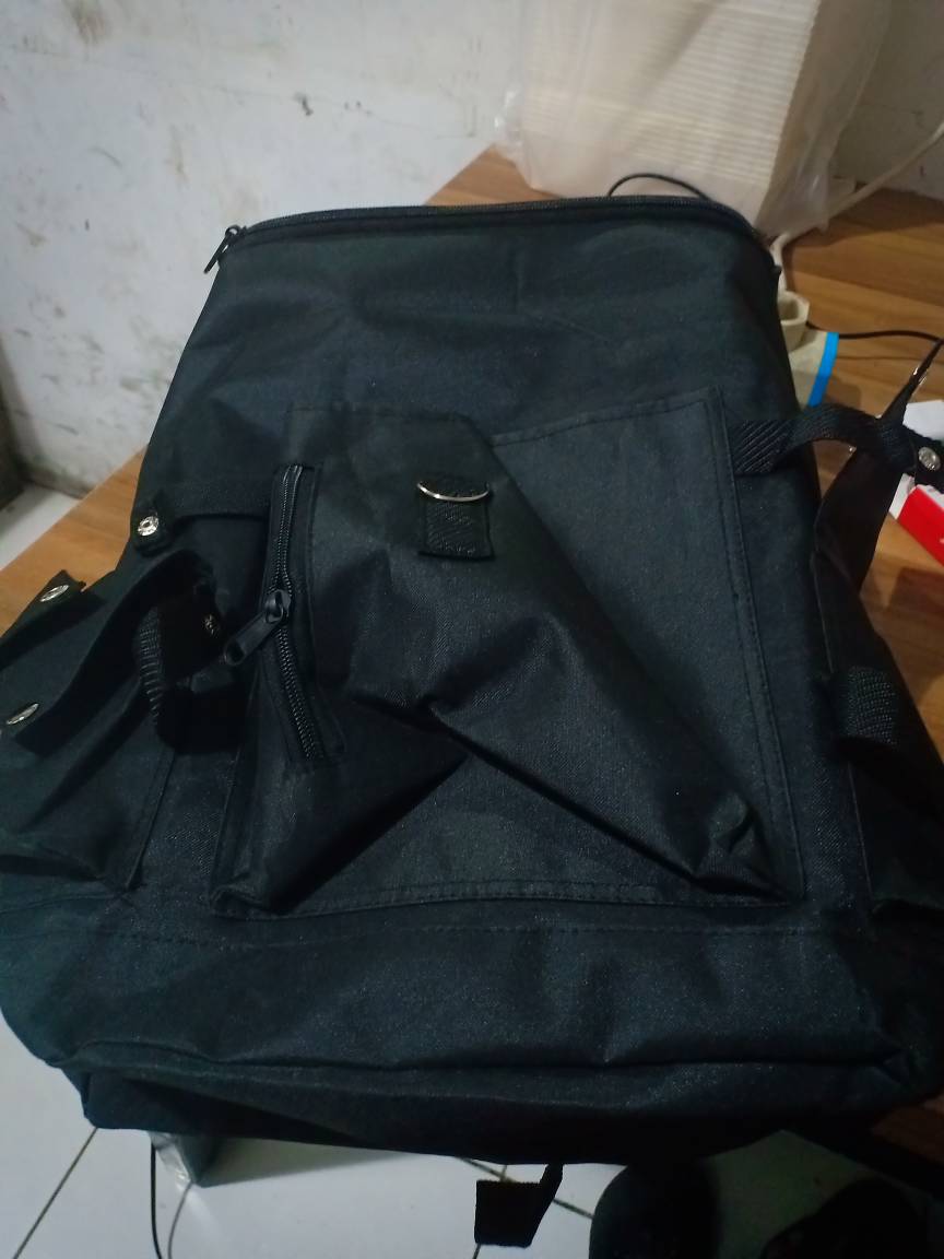 Tas Pria ZB RDN 069 Distro Raindoz Bandung Ransel Punggung Backpack Cowok Keren Sek BRAN NB-Tp BJ - Foto ulasan pembeli