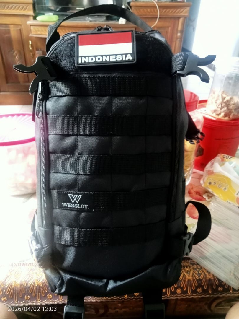 Tas Ransel Tactical TNI Polisi Cordura Tahan Air - foto 2 dari 10