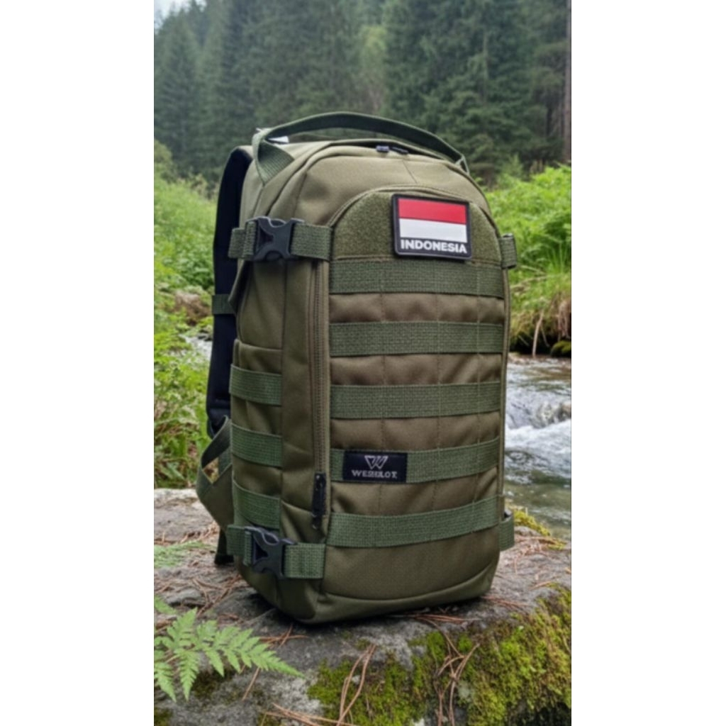 Tas Ransel Tactical TNI Polisi Cordura Tahan Air - foto 9 dari 10