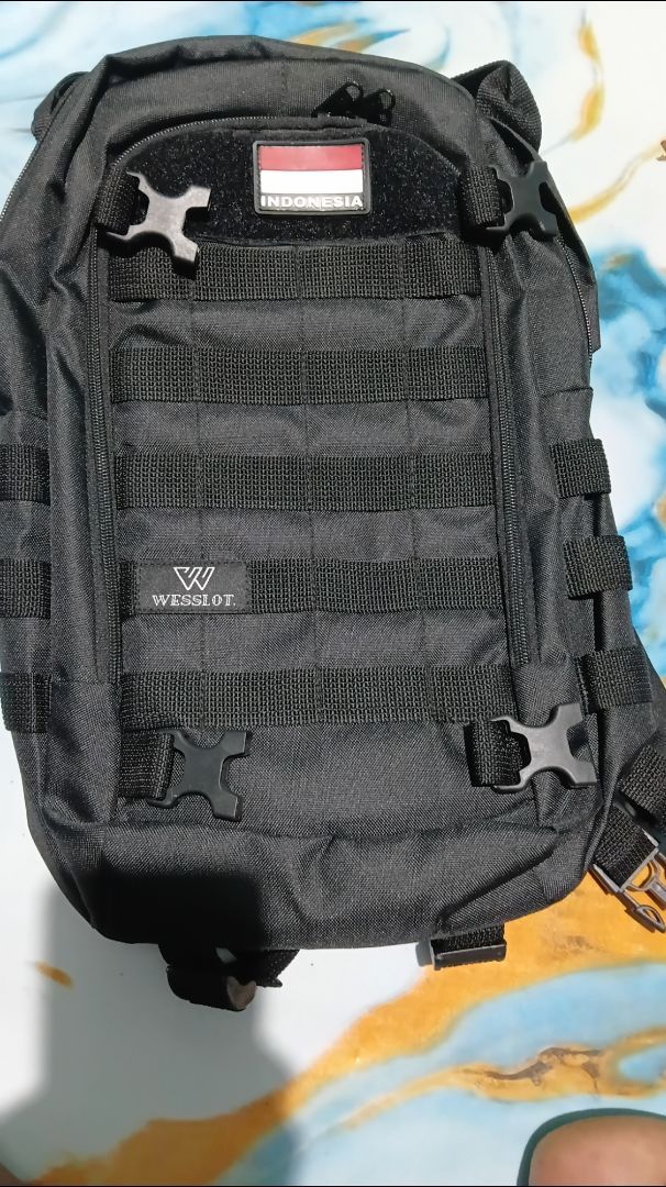 Tas Ransel Tactical TNI Polisi Cordura Tahan Air - Foto ulasan pembeli