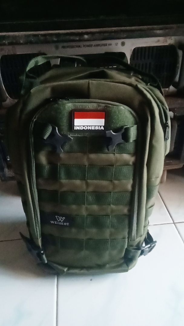 Tas Ransel Tactical TNI Polisi Cordura Tahan Air - Foto ulasan pembeli