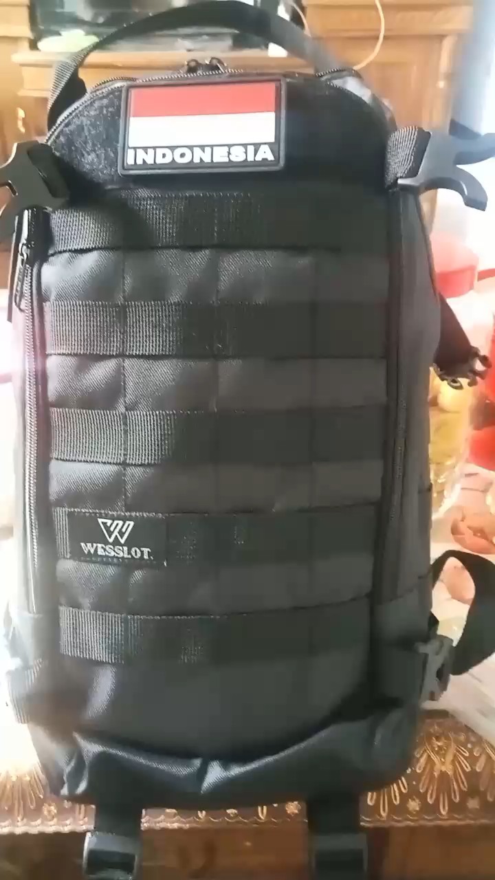 Tas Ransel Tactical TNI Polisi Cordura Tahan Air - Foto ulasan pembeli