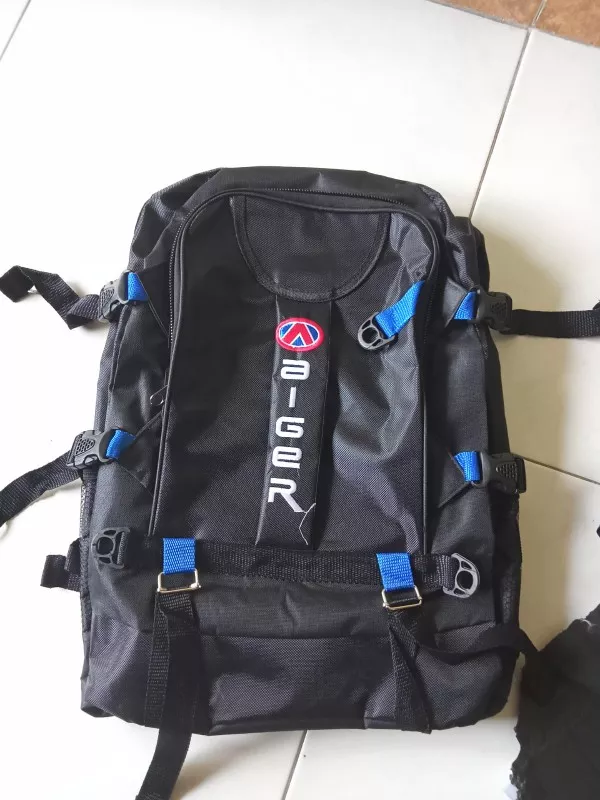 Tas Ransel Unisex 50L-55L Diskon Warna Merah - Foto ulasan pembeli