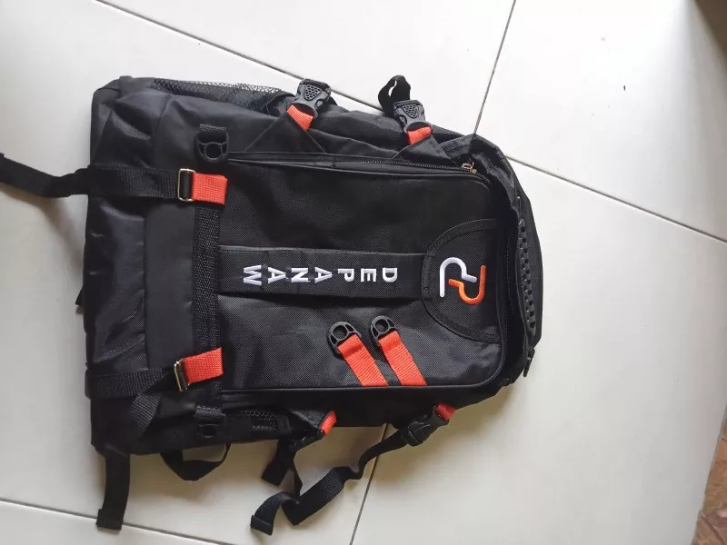 Tas Ransel Unisex 50L-55L Diskon Warna Merah - Foto ulasan pembeli