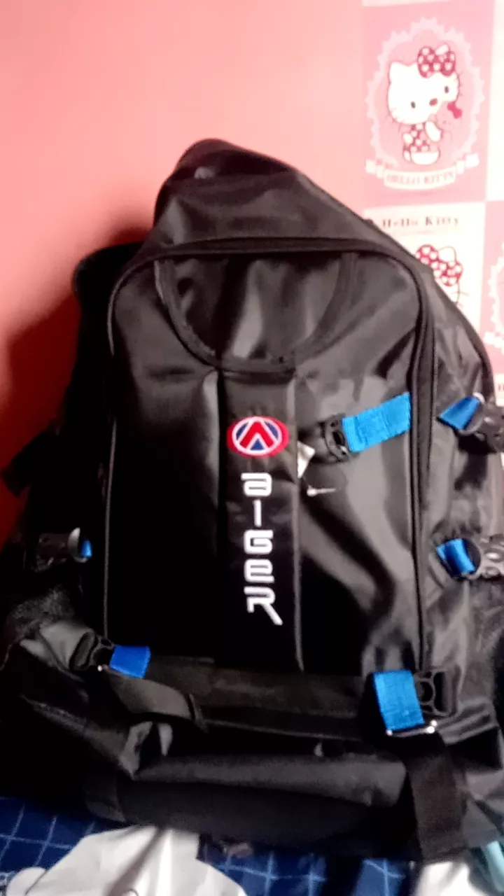 Tas Ransel Unisex 50L-55L Diskon Warna Merah - Foto ulasan pembeli