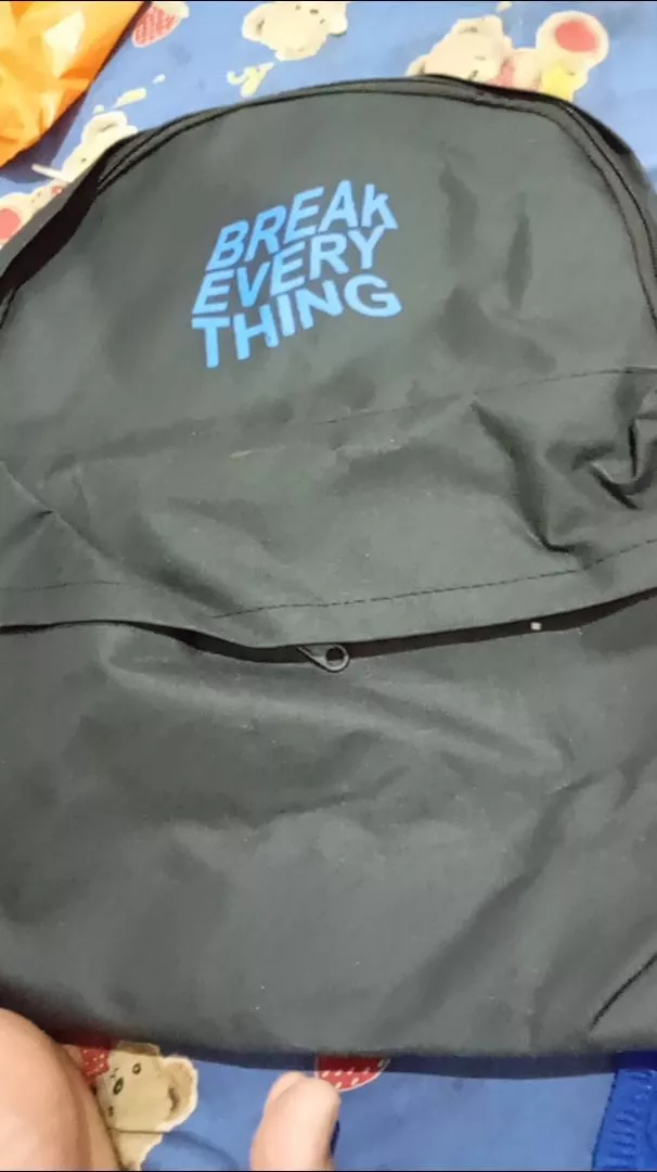 Tas Ransel Anak SD Laki-Laki Aesthetic Hitam Murah - Foto ulasan pembeli