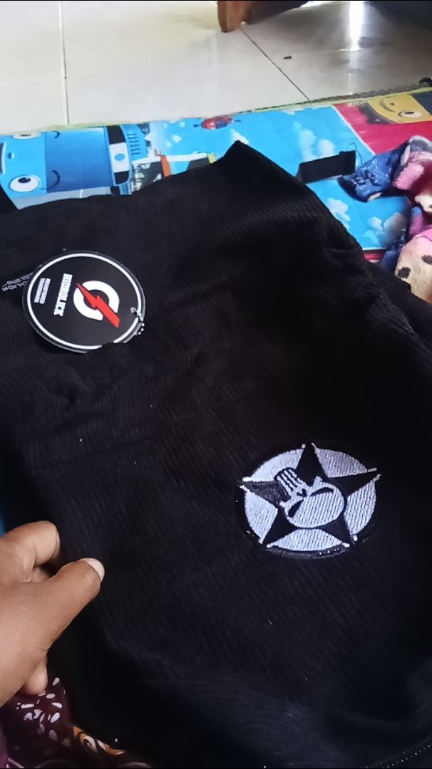 Tas Ransel Corduroy Unisex Dengan Slot Laptop - Foto ulasan pembeli
