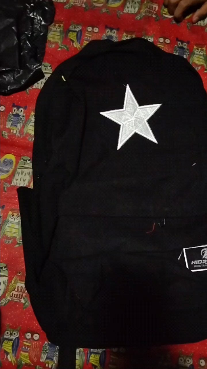 Tas Ransel Corduroy Unisex Dengan Slot Laptop - Foto ulasan pembeli