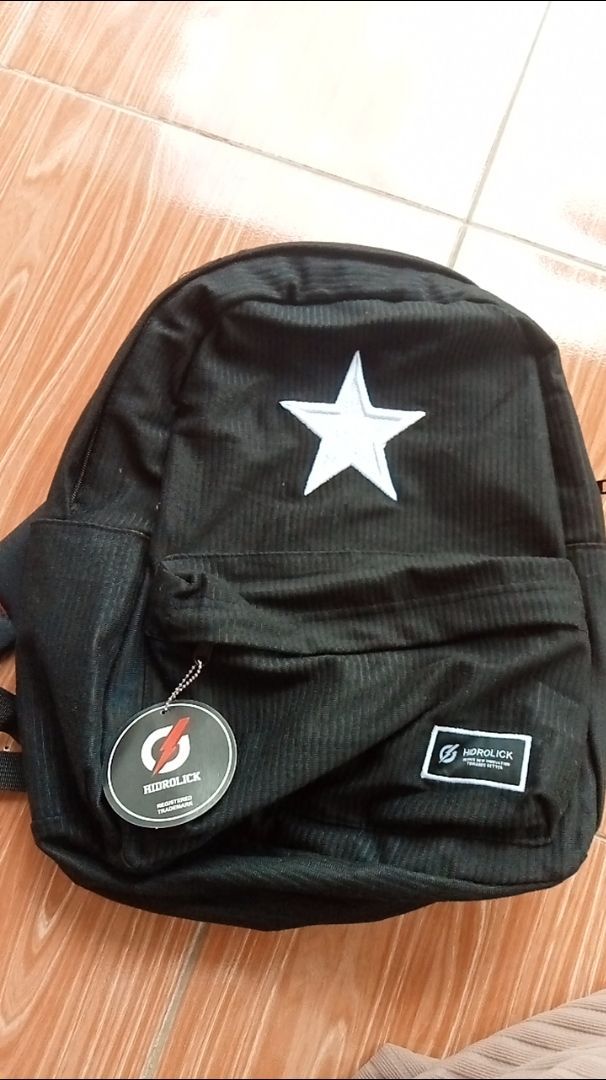 Tas Ransel Corduroy Unisex Dengan Slot Laptop - Foto ulasan pembeli