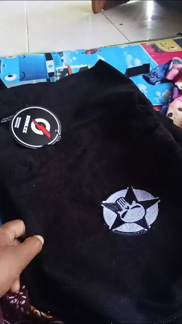 Tas Ransel Corduroy Unisex Dengan Slot Laptop - Foto ulasan pembeli