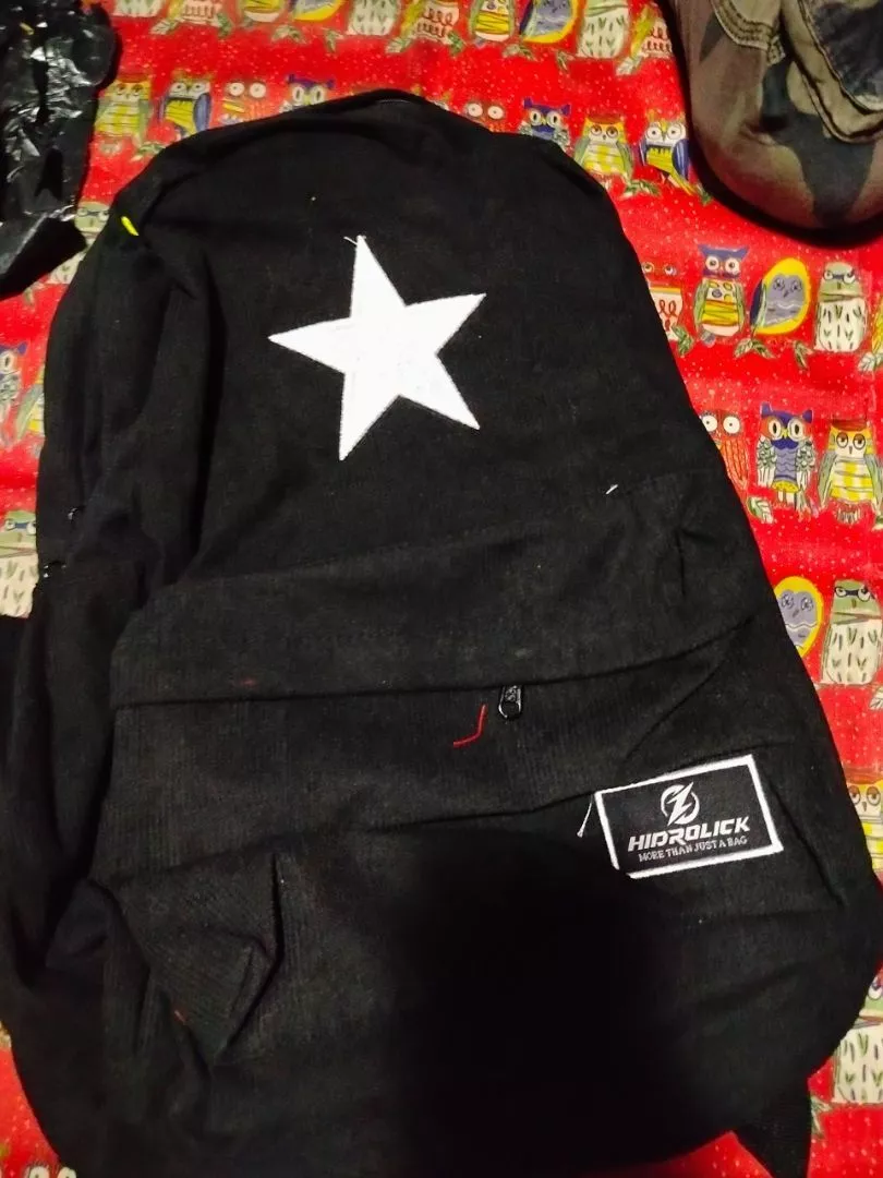 Tas Ransel Corduroy Unisex Dengan Slot Laptop - Foto ulasan pembeli
