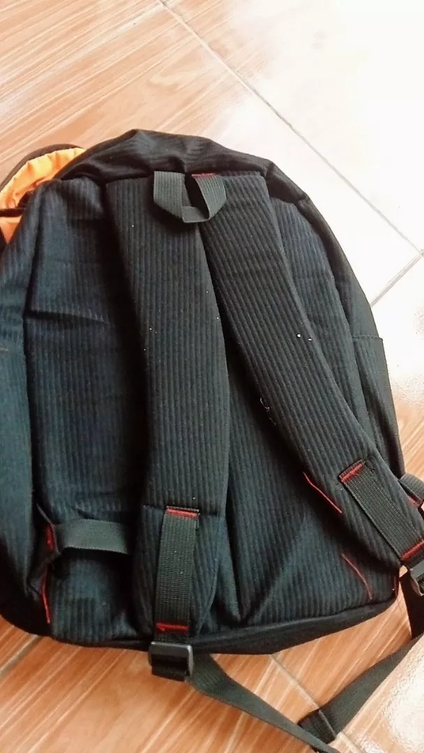 Tas Ransel Corduroy Unisex Dengan Slot Laptop - Foto ulasan pembeli