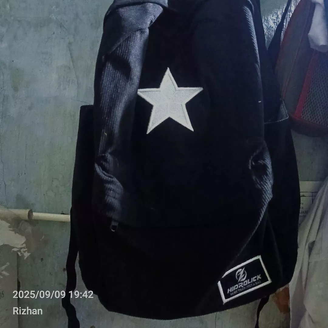 Tas Ransel Corduroy Pria Wanita Laptop 15" - Foto ulasan pembeli