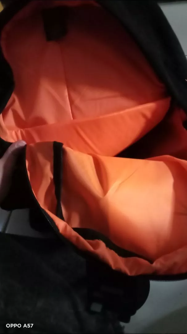 Tas Ransel Corduroy Pria Wanita Laptop 15" - Foto ulasan pembeli