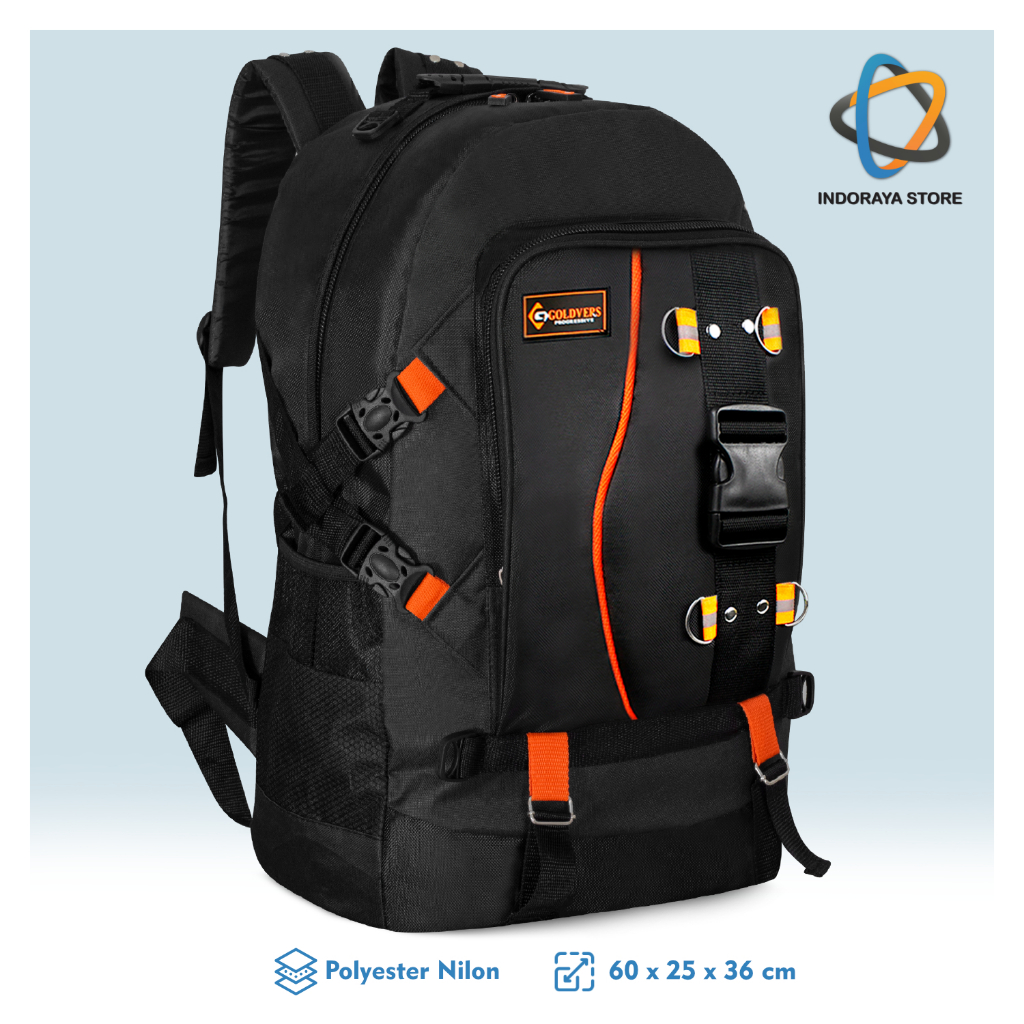 Tas Ransel Jumbo Unisex 60L Goldvers Original - foto 1 dari 10