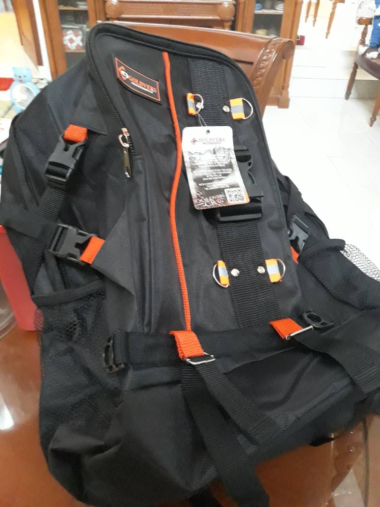 Tas Ransel Jumbo Unisex 60L Goldvers Original - Foto ulasan pembeli