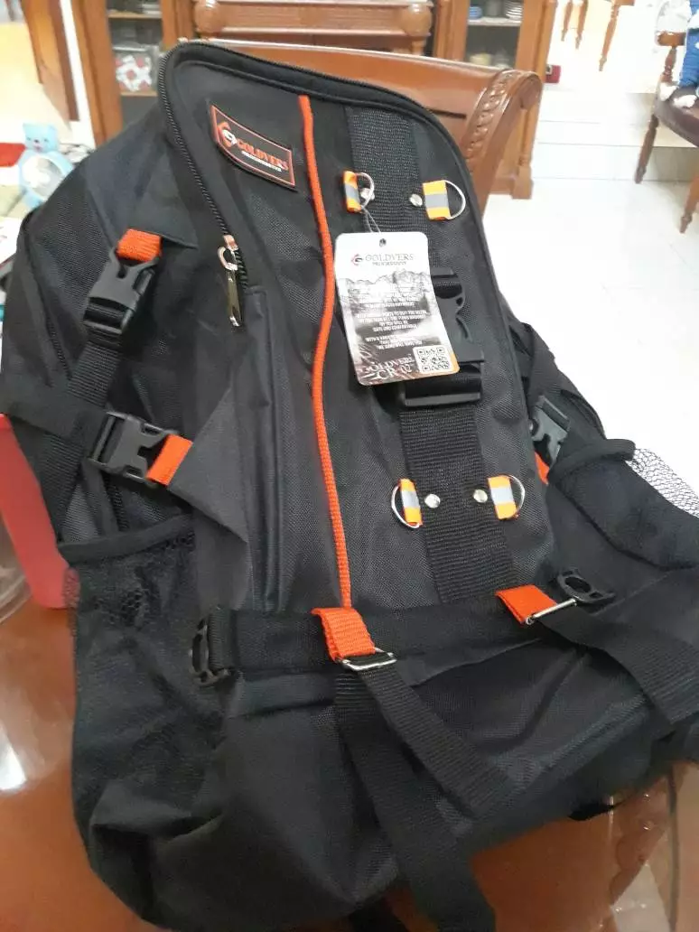 Tas Ransel Jumbo Unisex 60L Goldvers Original - Foto ulasan pembeli