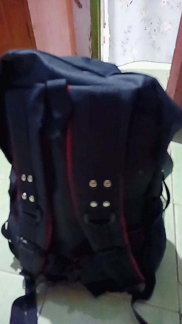 Tas Ransel JUMBO Unisex Kapasitas 60L Warna Hitam Jumbo - foto 2 dari 10