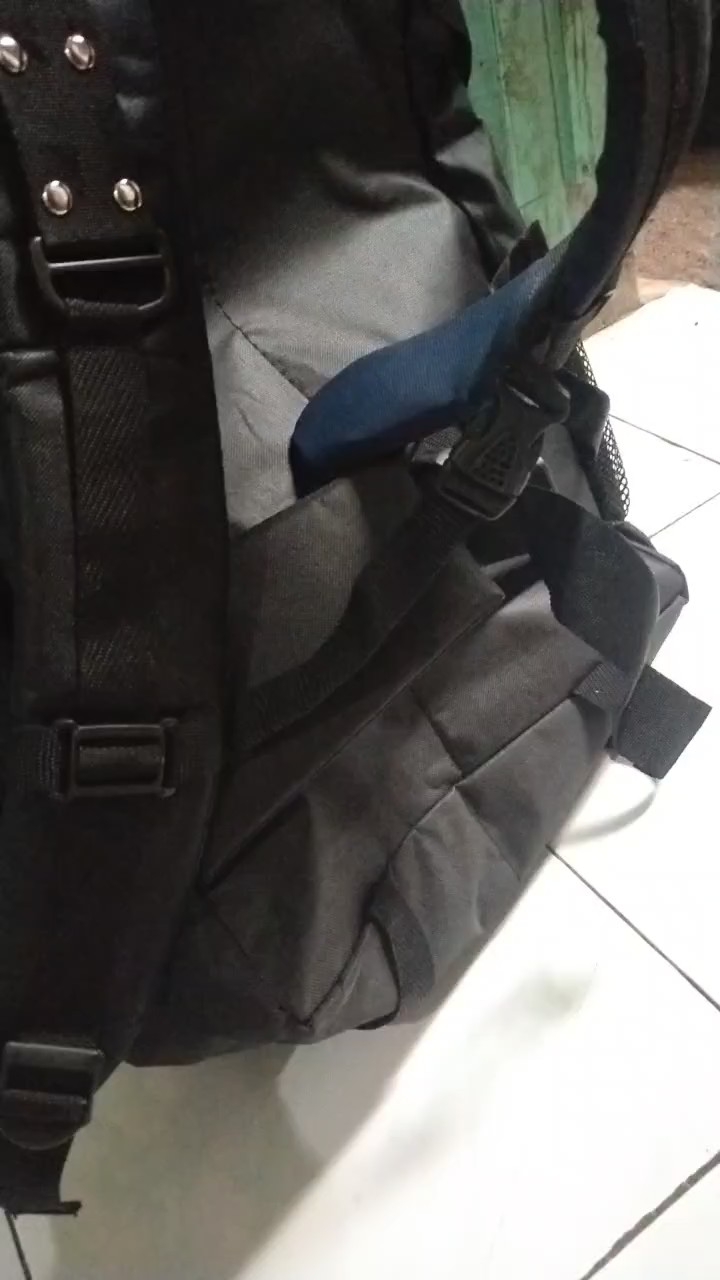 Tas Ransel JUMBO Unisex Kapasitas 60L Warna Hitam Jumbo - Foto ulasan pembeli