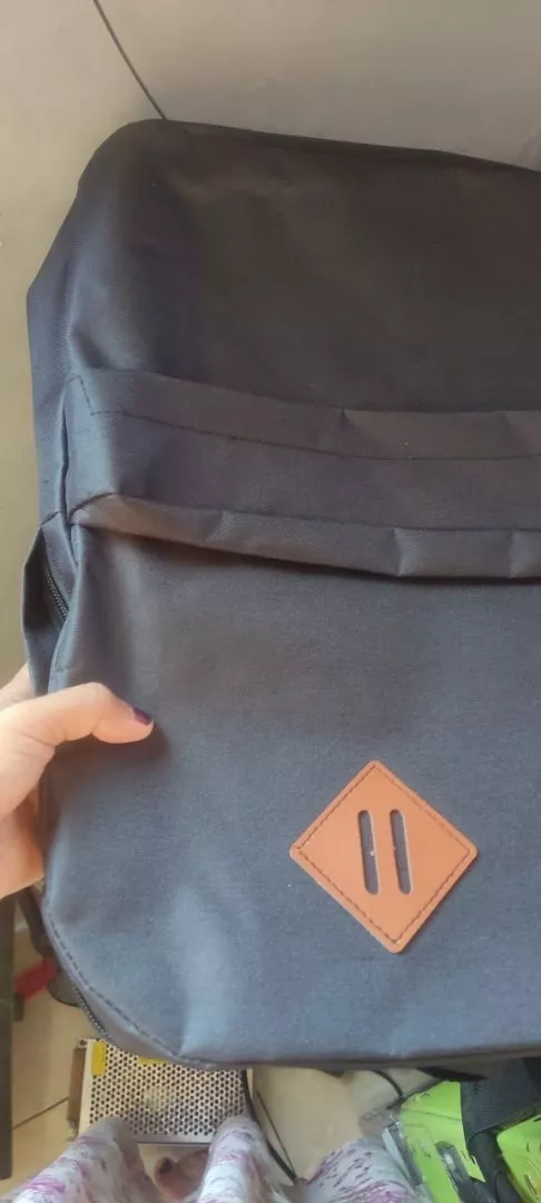Tas Ransel Korea Pria Wanita Polos Tahan Air - Foto ulasan pembeli