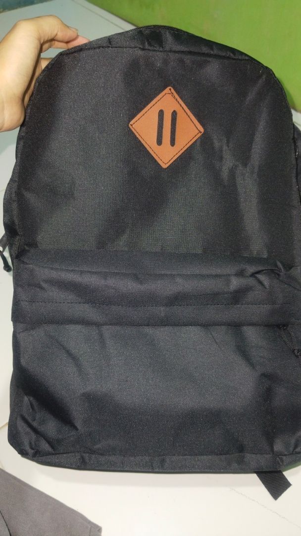 Tas Ransel Korea Pria Wanita Polos Tahan Air - Foto ulasan pembeli