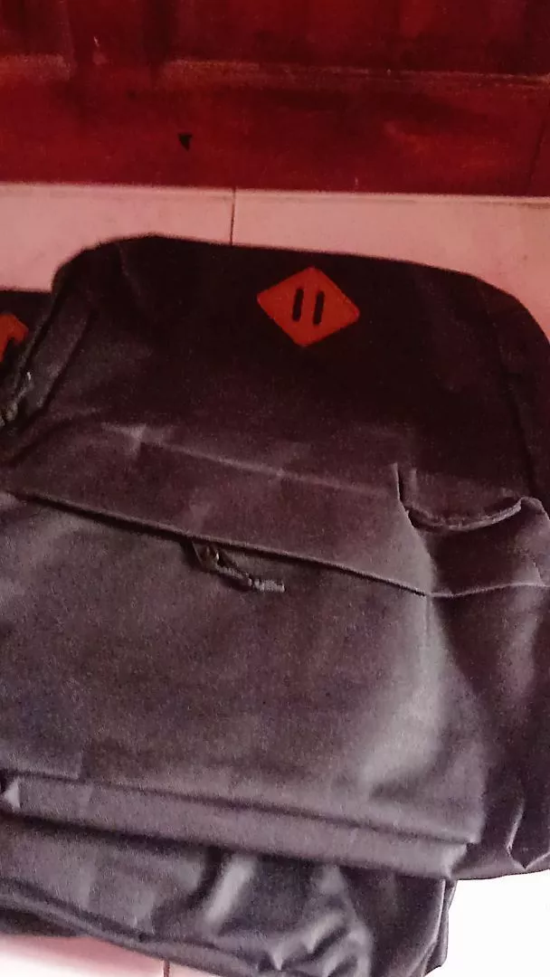 Tas Ransel Korea Pria Wanita Polos Tahan Air - Foto ulasan pembeli