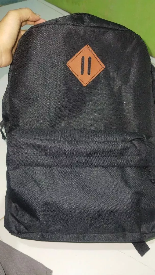 Tas Ransel Korea Pria Wanita Polos Tahan Air - Foto ulasan pembeli