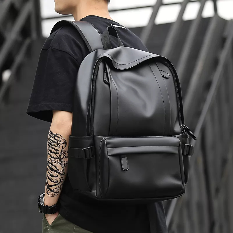 Tas Ransel Kulit Laptop Pria Wanita Nauril - foto 1 dari 10