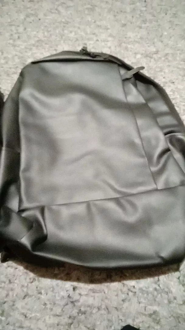 Tas Ransel Kulit Laptop Pria Wanita Nauril - Foto ulasan pembeli