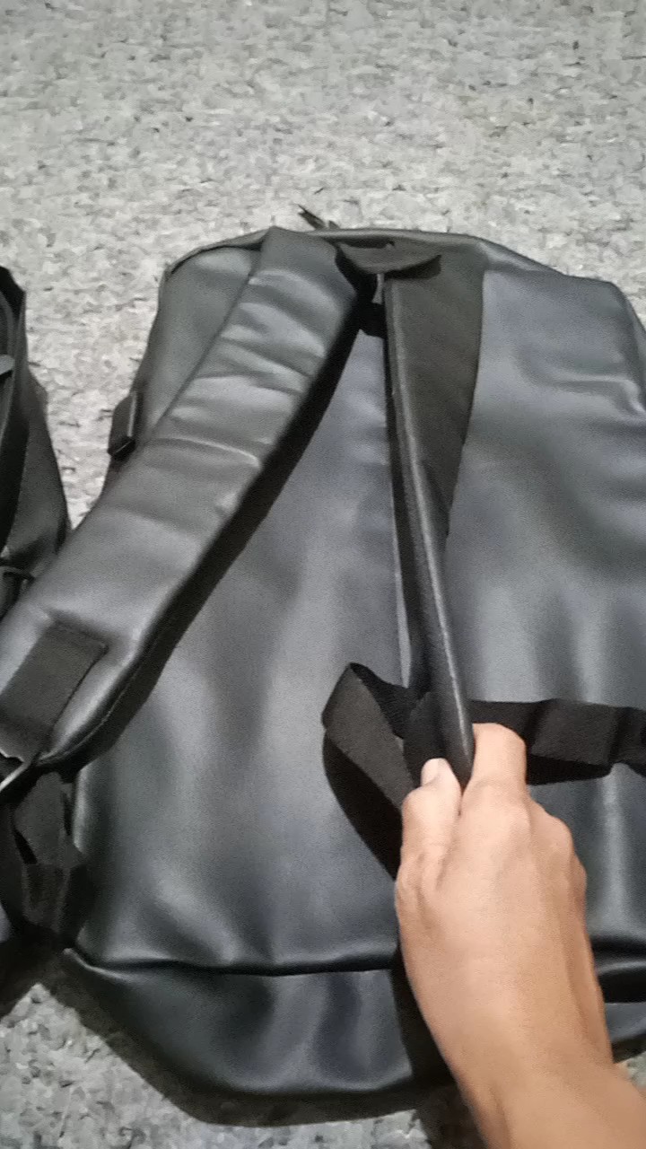 Tas Ransel Kulit Laptop Pria Wanita Nauril - Foto ulasan pembeli