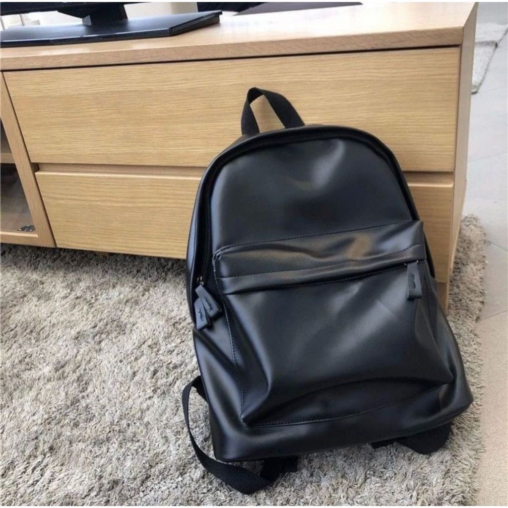 Tas Ransel Kulit Pria Wanita Laptop 15.6" - foto 8 dari 10