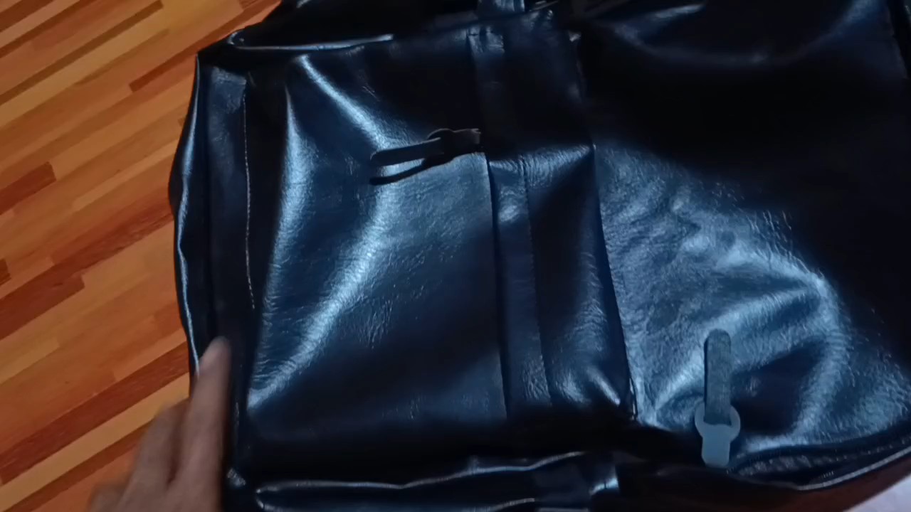 Tas Ransel Kulit Pria Wanita Laptop 15.6" - Foto ulasan pembeli
