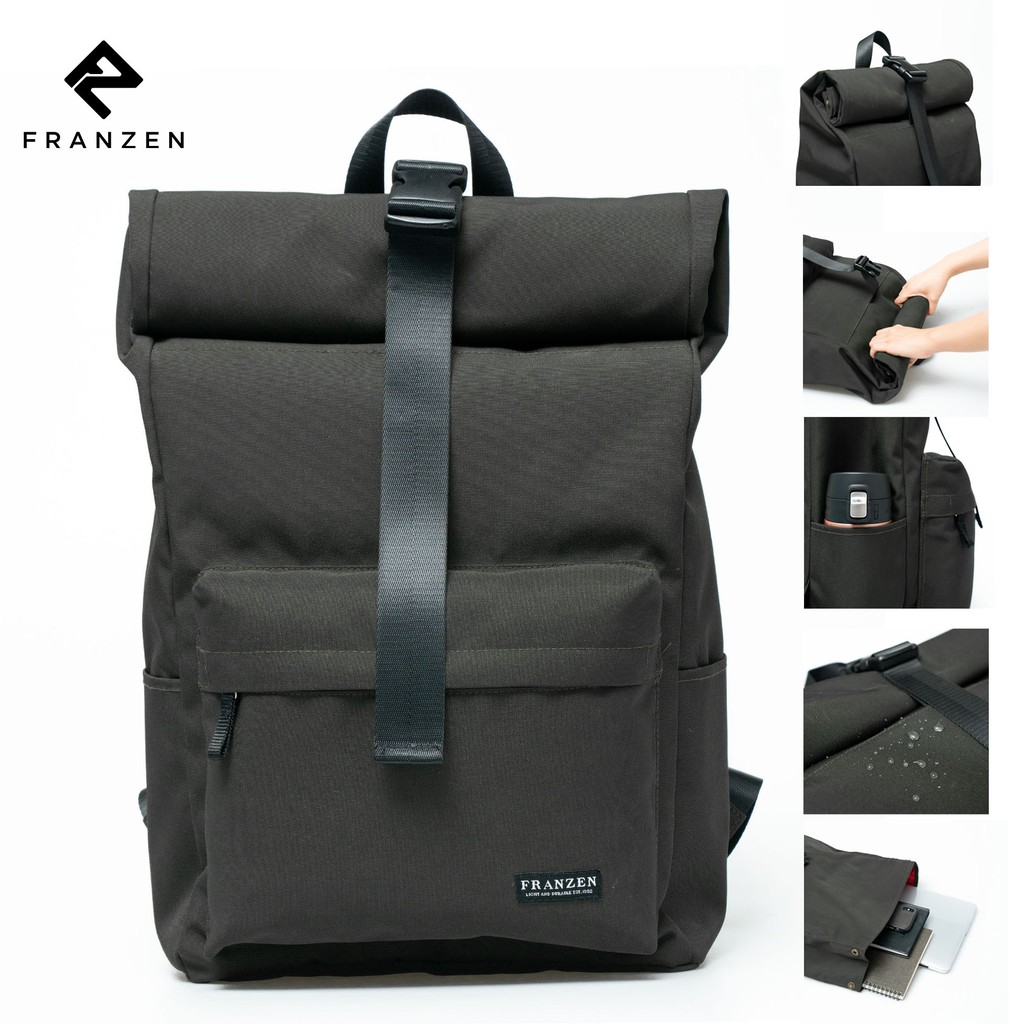 Tas Ransel Laptop Backpack Waterproof Franzen Rapid Rulle Series 601 - foto 1 dari 10
