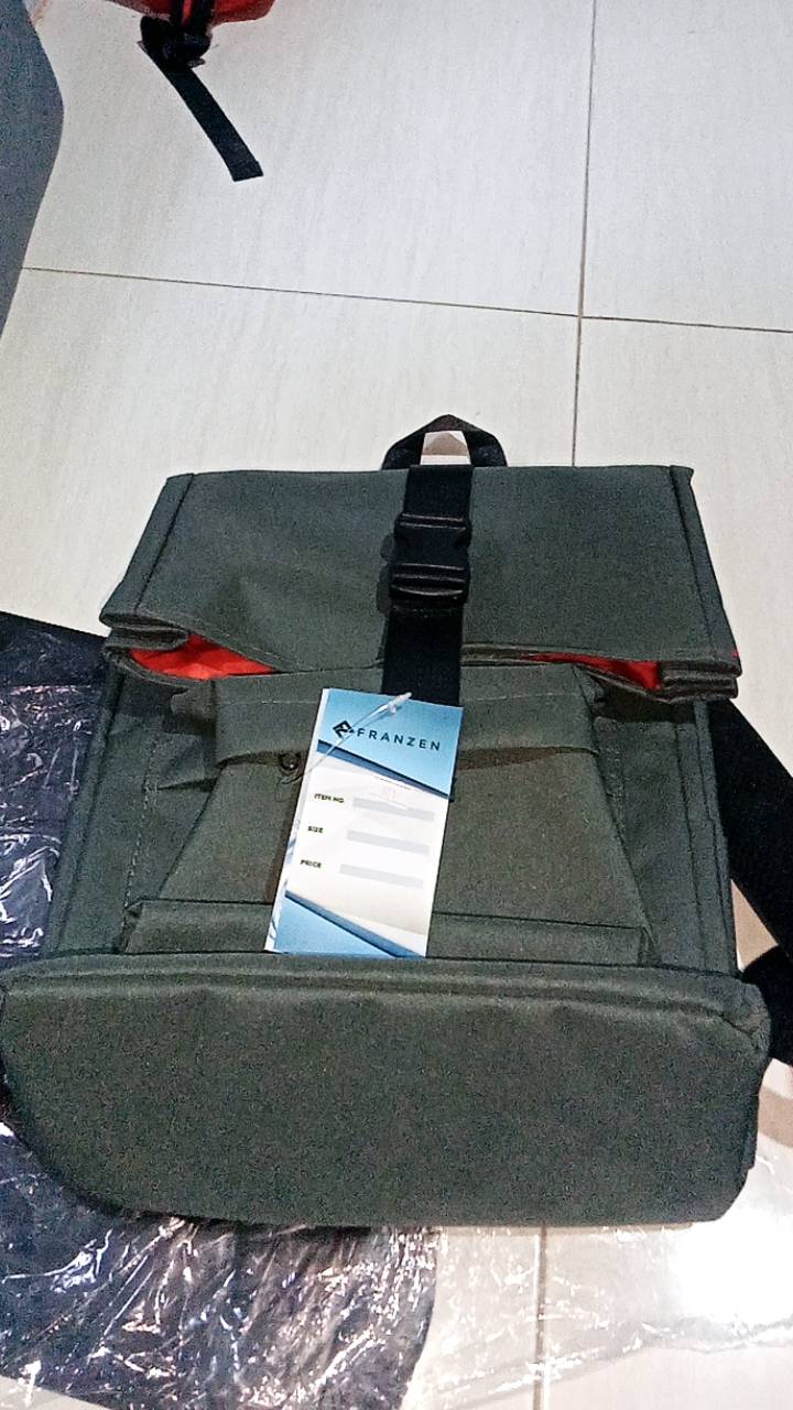 Tas Ransel Laptop Backpack Waterproof Franzen Rapid Rulle Series 601 - Foto ulasan pembeli