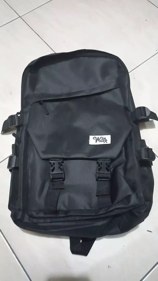 Tas Ransel Laptop Pria Waterproof Tas Distro Tas Sekolah Smp Sma Backpack Punggung Winner 095 - Foto ulasan pembeli