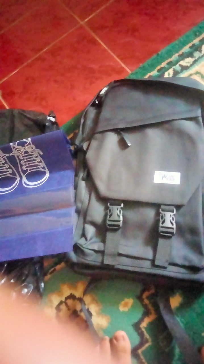 Tas Ransel Laptop Pria Waterproof Tas Distro Tas Sekolah Smp Sma Backpack Punggung Winner 095 - Foto ulasan pembeli