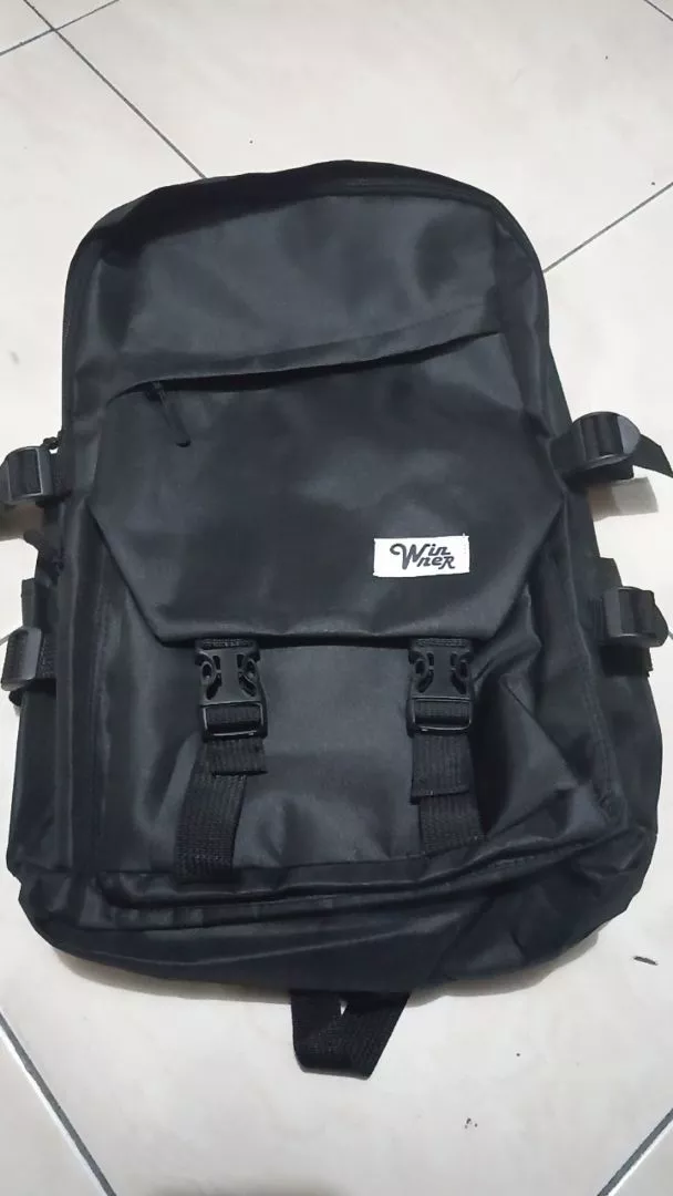 Tas Ransel Laptop Pria Waterproof Tas Distro Tas Sekolah Smp Sma Backpack Punggung Winner 095 - Foto ulasan pembeli
