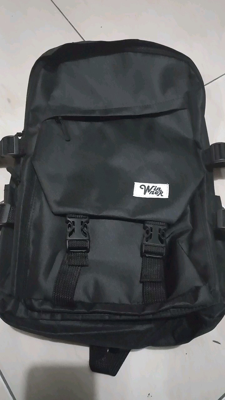 Tas Ransel Laptop Pria Waterproof Tas Distro Tas Sekolah Smp Sma Backpack Punggung Winner 095 - Foto ulasan pembeli