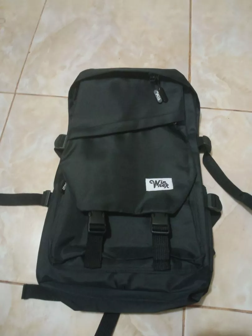 Tas Ransel Laptop Pria Waterproof Tas Distro Tas Sekolah Smp Sma Backpack Punggung Winner 095 - Foto ulasan pembeli