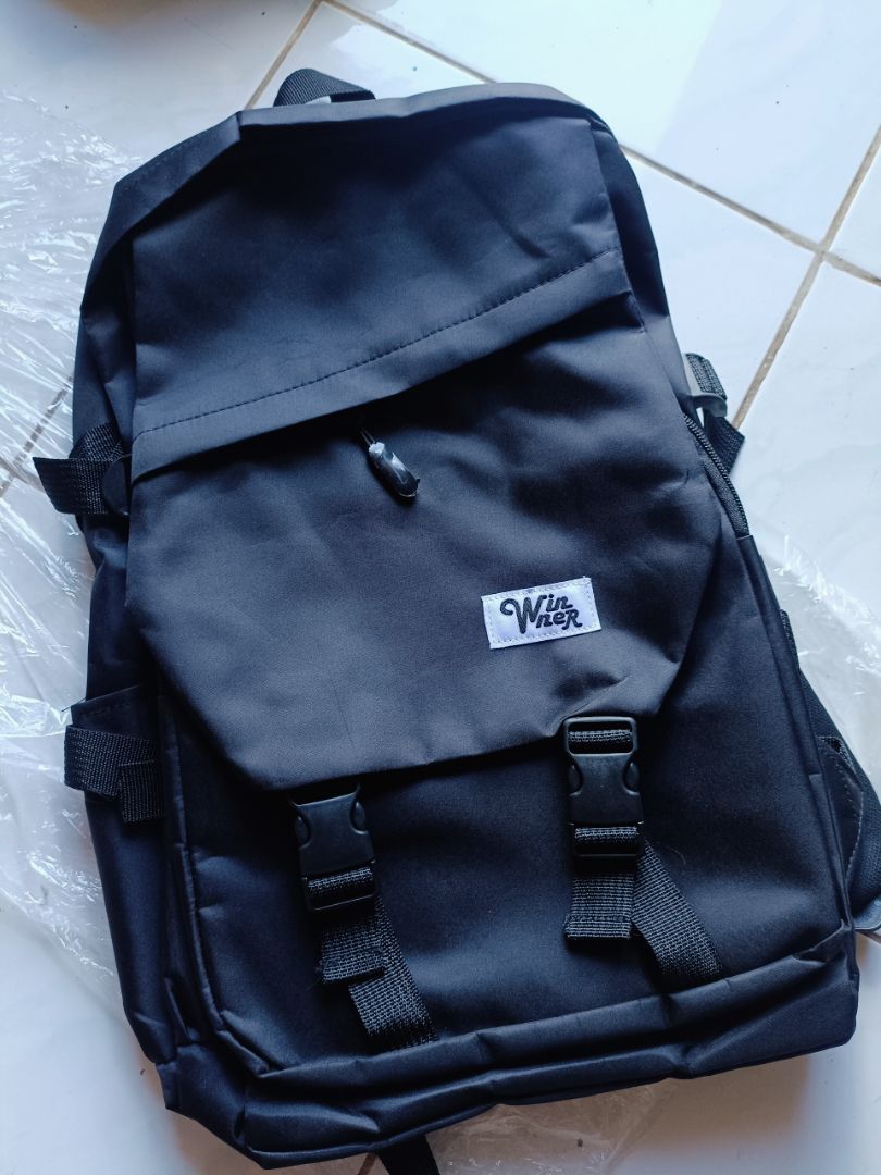 Tas Ransel Laptop Pria Waterproof Tas Distro Tas Sekolah Smp Sma Backpack Punggung Winner 095 - Foto ulasan pembeli