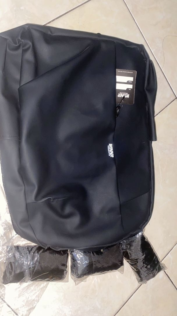 Tas Ransel Laptop Waterproof Bonus Rain Cover Ransel Pria Tas Sekolah Kuliah Kerja Winner 011-1 - Foto ulasan pembeli