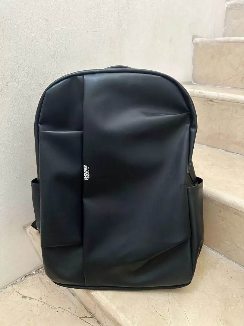Tas Ransel Laptop Waterproof Bonus Rain Cover Ransel Pria Tas Sekolah Kuliah Kerja Winner 011-1 - Foto ulasan pembeli