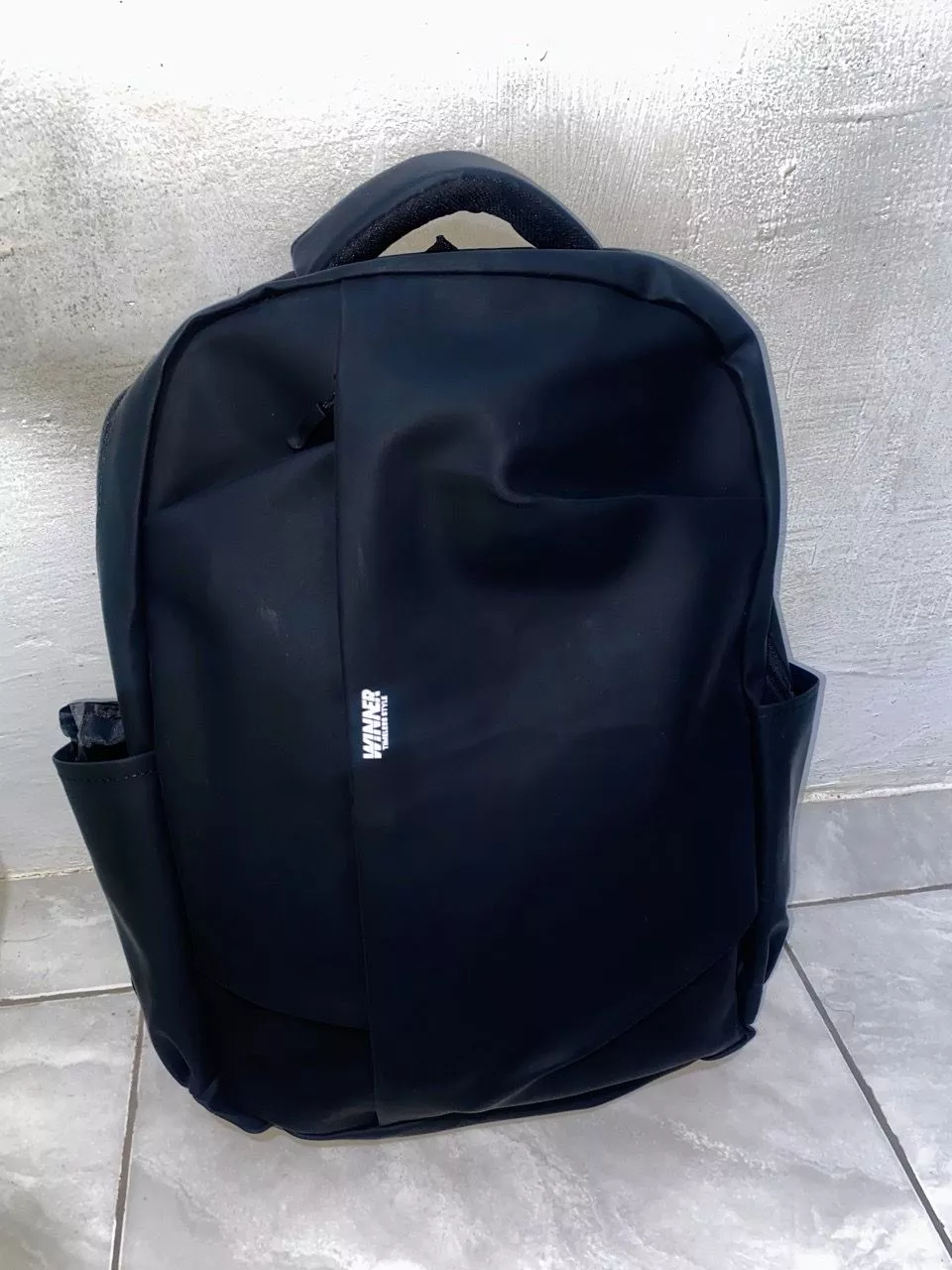 Tas Ransel Laptop Waterproof Bonus Rain Cover Ransel Pria Tas Sekolah Kuliah Kerja Winner 011-1 - Foto ulasan pembeli