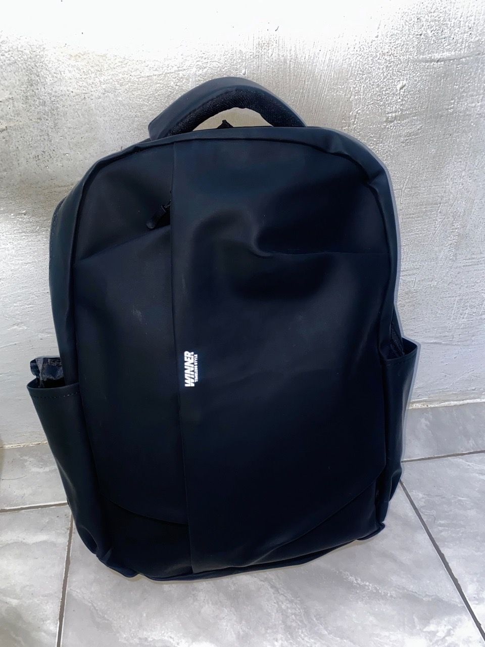 Tas Ransel Laptop Waterproof Bonus Rain Cover Ransel Pria Tas Sekolah Kuliah Kerja Winner 011-1 - Foto ulasan pembeli