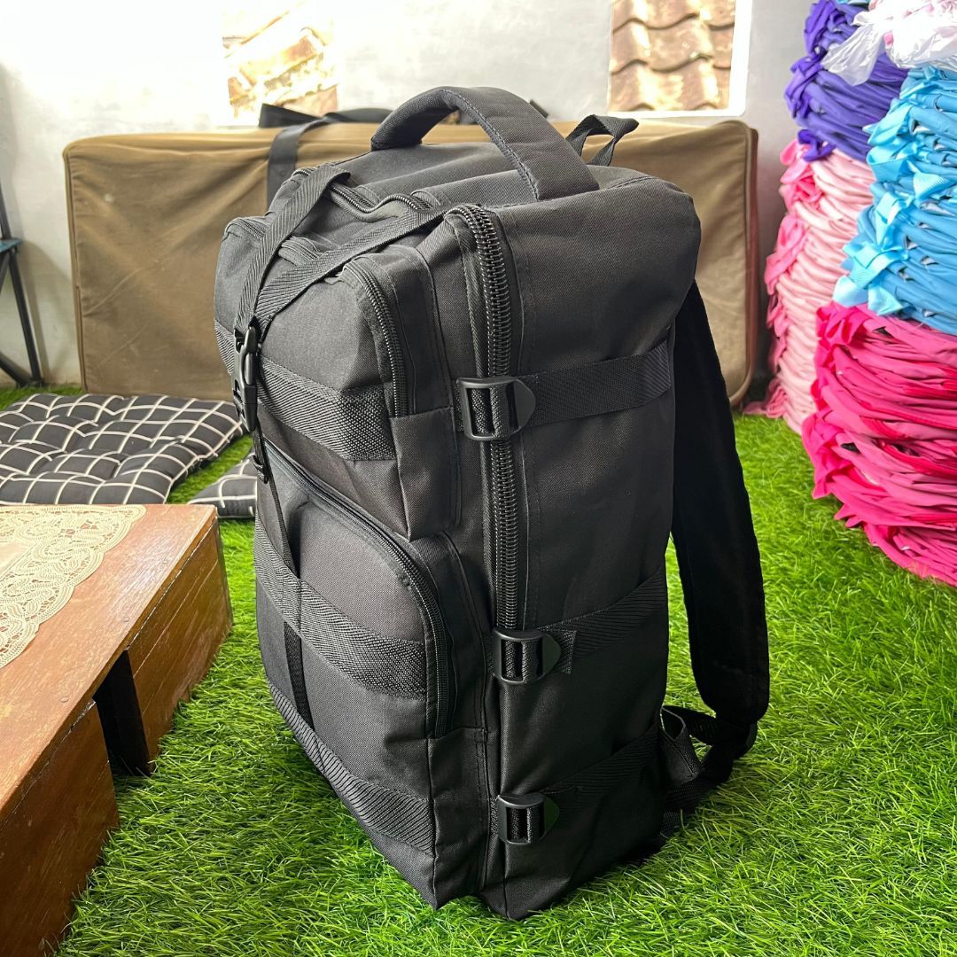 tas ransel laptop tas kuliah tas buat traveling model taktikal muat banyak COD - foto 2 dari 10