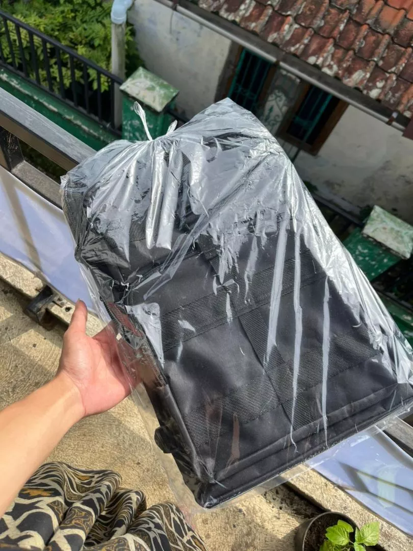 tas ransel laptop tas kuliah tas buat traveling model taktikal muat banyak COD - Foto ulasan pembeli