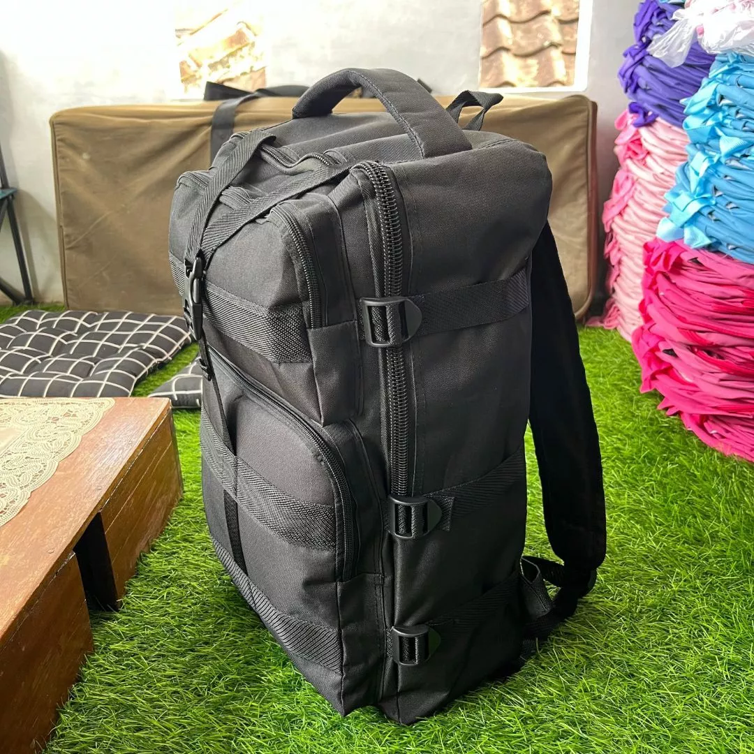 tas ransel laptop tas kuliah tas buat traveling model taktikal muat banyak COD - Foto ulasan pembeli